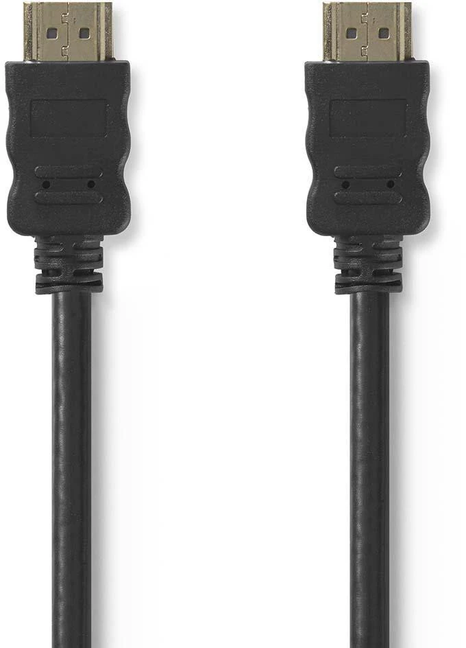 Nedis CVGT34000BK10 Ethernet didelės spartos – HDMI™ kabelis HDMI™ 1m