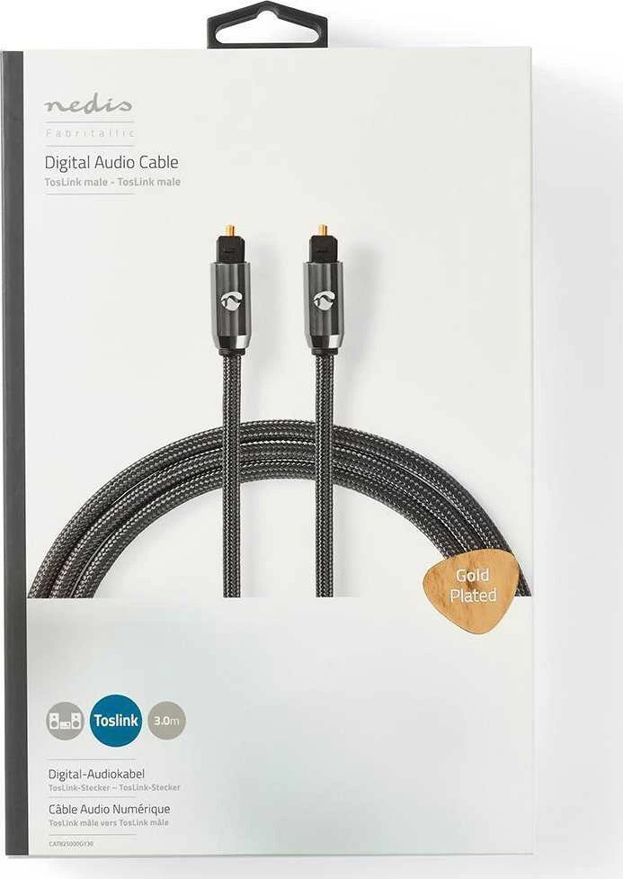Kabelis Nedis Toslink 3 m (CATB25000GY30)