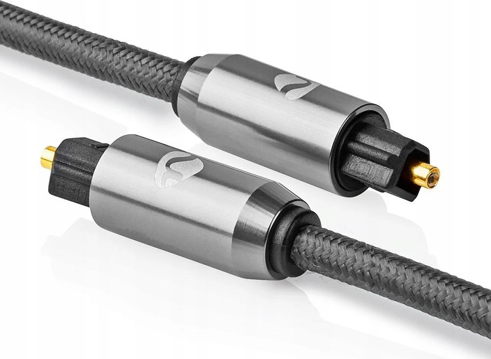 Kabelis Nedis CATB25000GY10 kabelis audio 1 m TOSLINK Pilka
