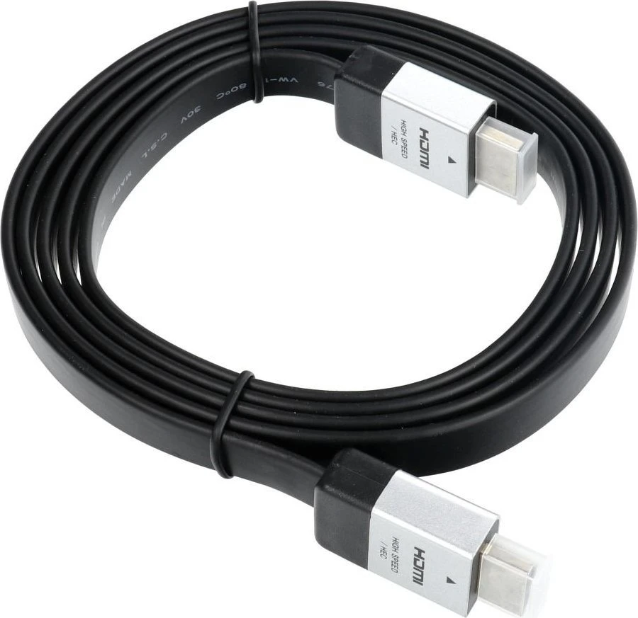 OEM kabelis HDMI į HDMI 4K 60Hz didelės spartos su Ethernet 2.0 versija 1,5 m juodas