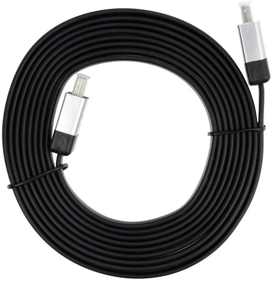 Oem PTC kabelis HDMI - HDMI didelės spartos kabelis ver. 2,0, 3,0m, plokščias