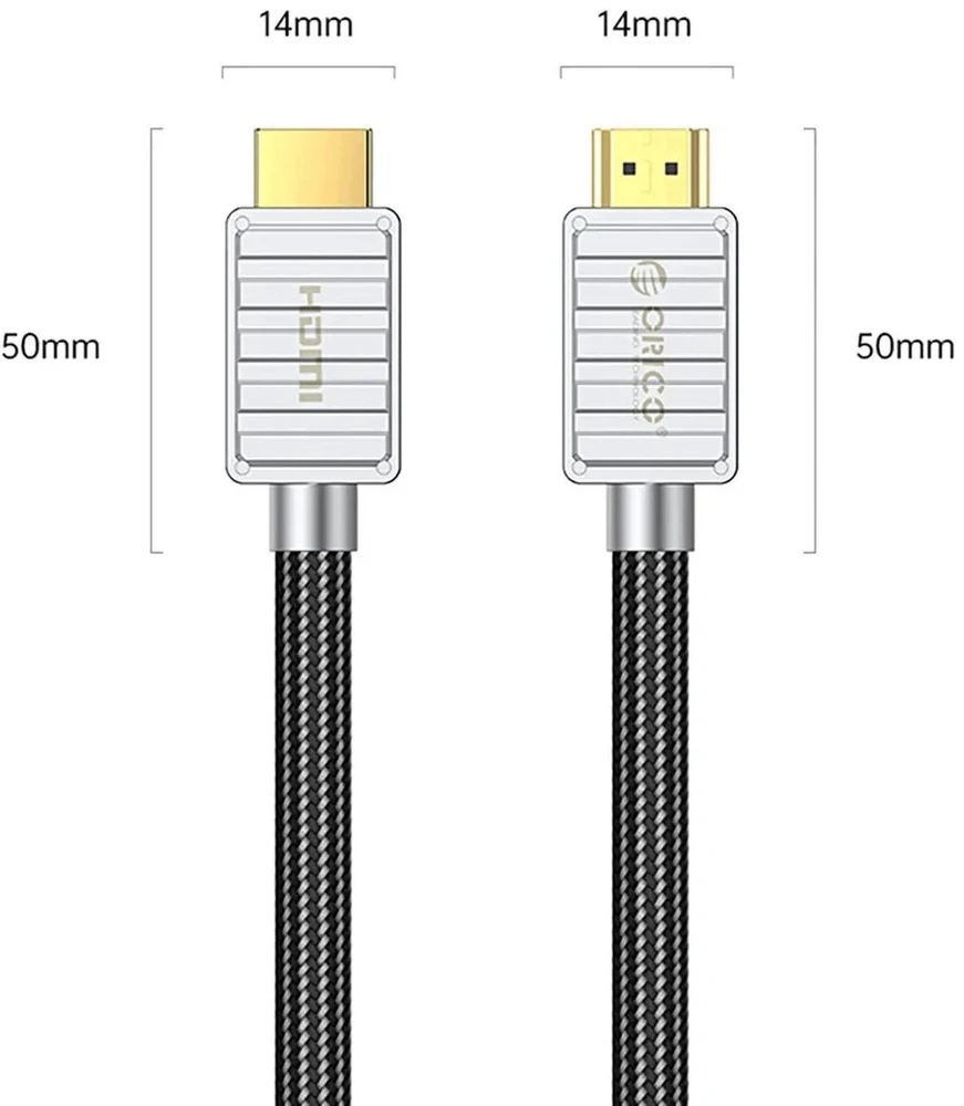 Orico H8CY HDMI 2.1 8K 60 Hz HDMI cable 3 m - juodas