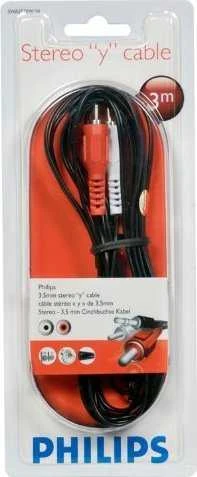 Laidas PHILIPS 3.5mm M, 2xRCA M, 3m, juodas SWA2520W/10