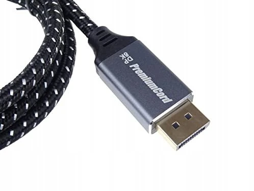 Kabelis PremiumCord DisplayPort - DisplayPort 0.5m sidabrinė (kport10-005)