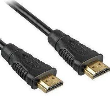 HDMI laidas su auksuotomis jungtimis
