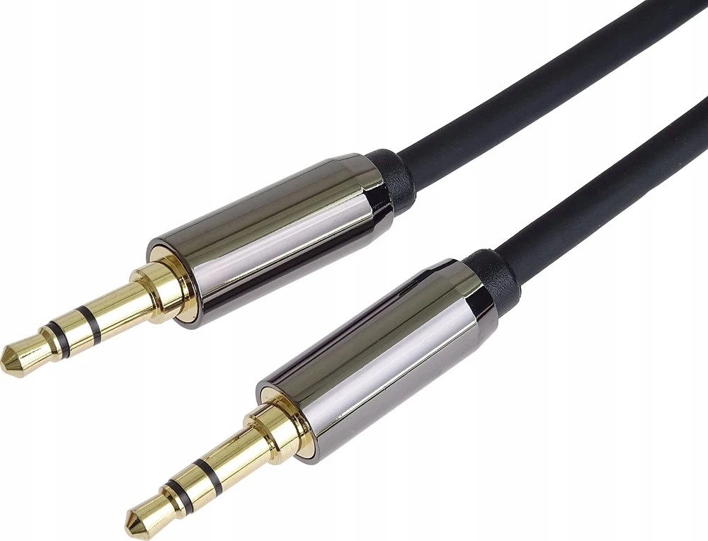 Kabelis PremiumCord Jack 3.5mm - Jack 3.5mm 1.5m juoda (kjqmm015)