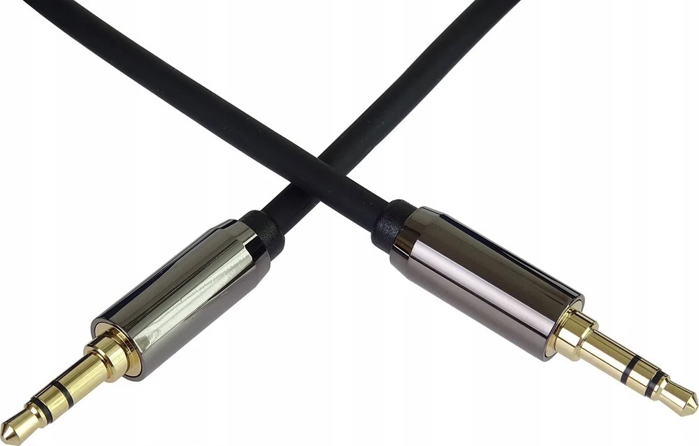 Kabelis PremiumCord Jack 3.5mm - Jack 3.5mm 1.5m juoda (kjqmm015)