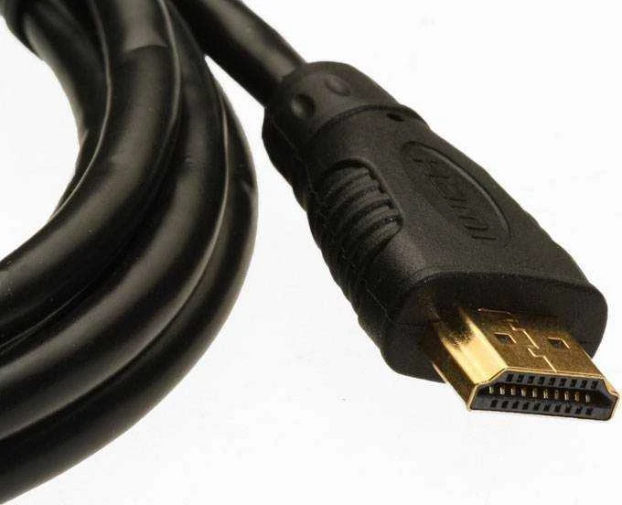HDMI laidas su auksine jungtimi