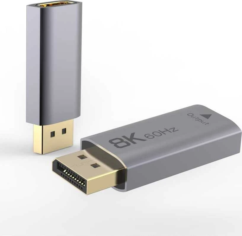 DisplayPort į HDMI adapteriai, kampinis vaizdas