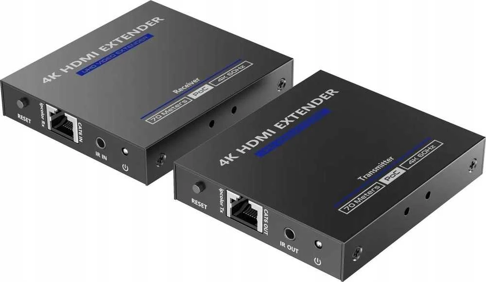 PremiumCord HDMI 2.0 extender Ultra HD 4kx2k@60Hz na 70m przez Cat6/Cat6A/Cat7