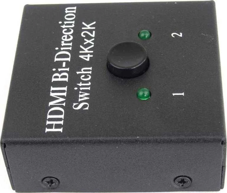 PremiumCord HDMI jungiklis 4K, FULL HD 1080p dvikryptis 2-1 arba 1-2