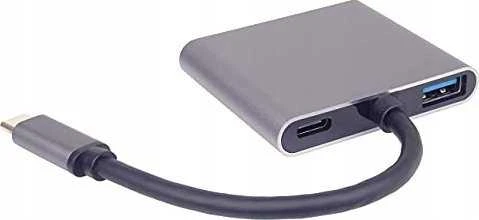 PremiumCord MST adapteris USB-C prie 2x HDMI, USB3.0, PD, 4K ir FULL HD 1080p raiškos