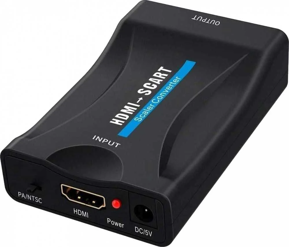HDMI į SCART konverteris su maitinimo jungtimi