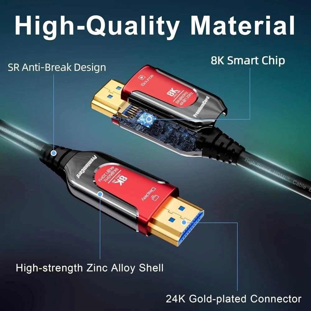 Kabelis PremiumCord HDMI - HDMI 25m juoda (kphdm21r25)