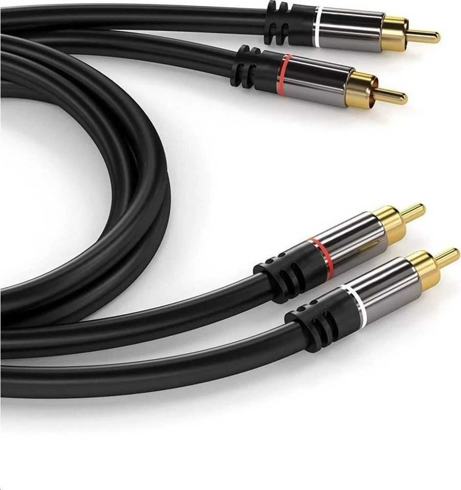 PremiumCord RCA (Cinch) x2 - RCA (Cinch) x2 laidai 1,5 m (kjqccmm015)