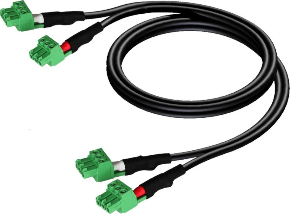 Procab Kabelis 2x gnybtų blokas - 2x gnybtų blokas (3P-3,81MM) 0,5 m - CLA830/0,5