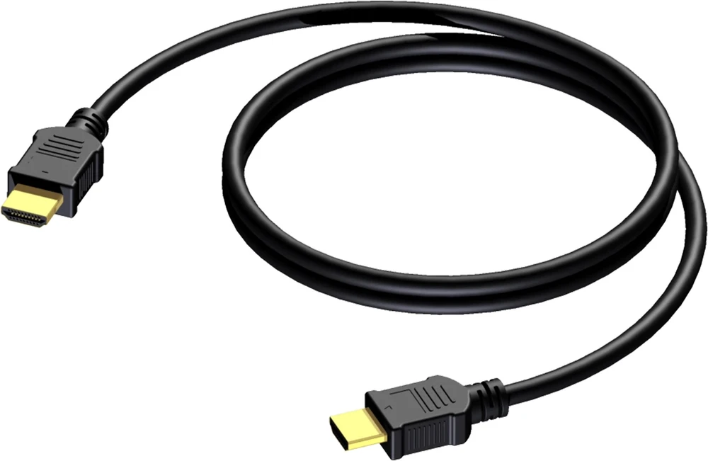 Kabelis Procab HDMI - HDMI 0.5m juodas (CSV210B/0.5)