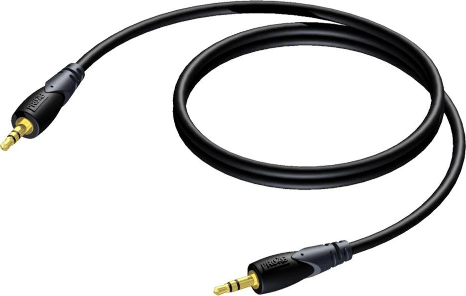 Kabelis Procab Jack 3.5mm - Jack 3.5mm 3m juoda (CLA716 / 3)