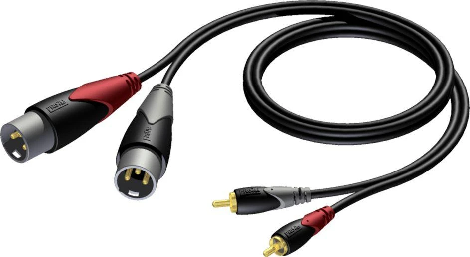 Procab XLR į RCA garso kabelis 1,5m