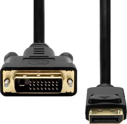 DisplayPort į DVI-D 3m kabelis su auksinėmis jungtimis