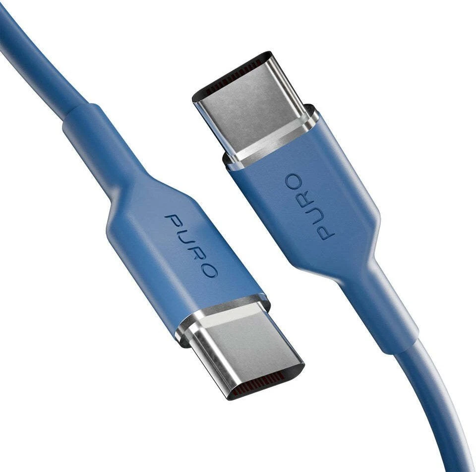 Puro ICON USB-C - USB-C Cable 1.5m - Mėlyna