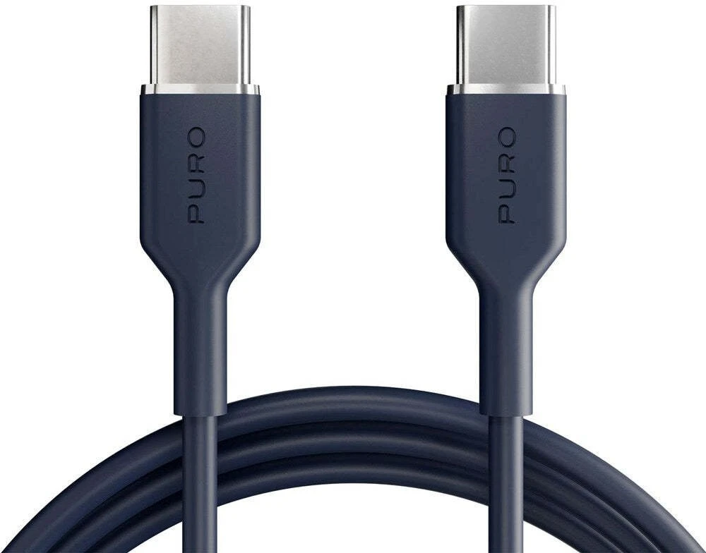 Puro ICON USB-C - USB-C laidas 1,5 m - Tamsiai mėlyna Mėlyna