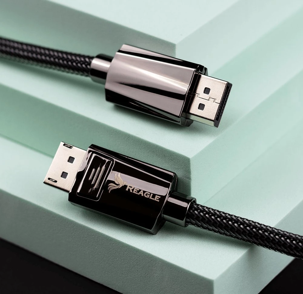 Kabelis Reagle DisplayPort - DisplayPort 1 m juoda