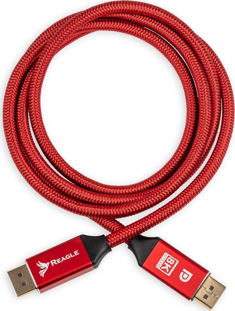 Laidas Reagle DisplayPort - DisplayPort 1 m raudonas