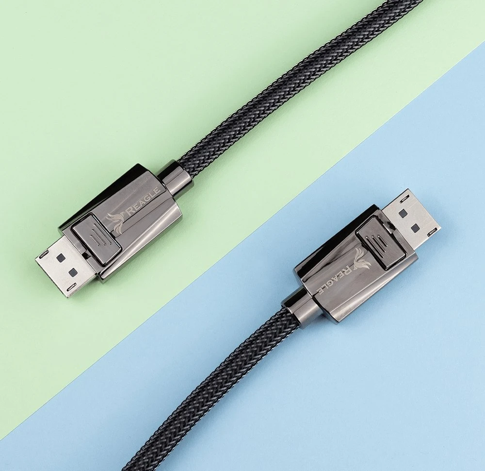 Kabelis Reagle DisplayPort - DisplayPort 3m juodas