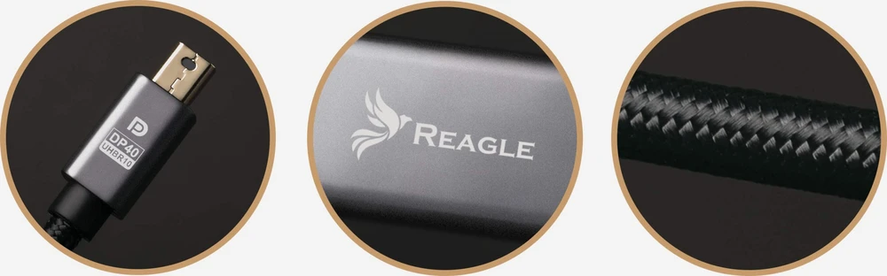 Kabelis Reagle DisplayPort Mini - DisplayPort 1,5 m, sidabrinės spalvos