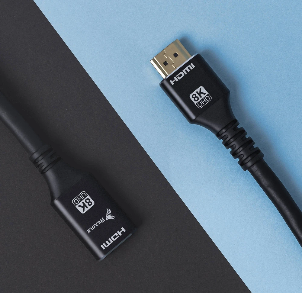 Kabelis Reagle HDMI - HDMI 0,5 m juodas