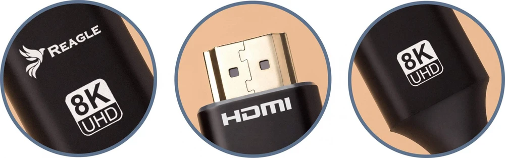 Kabelis Reagle HDMI - HDMI 1,5 m juodas