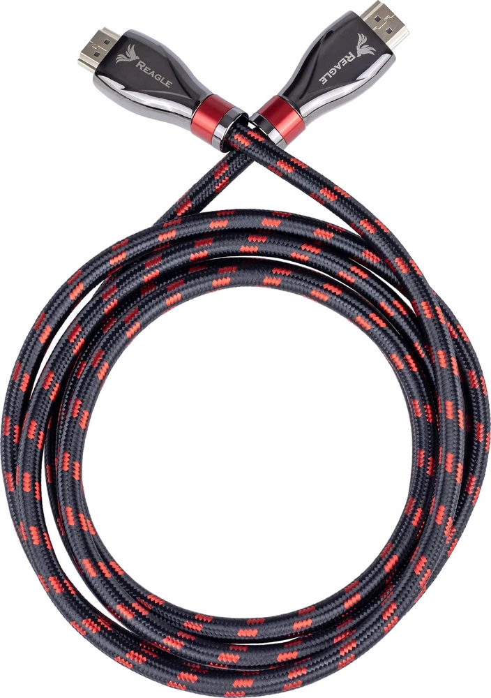 Kabelis Reagle HDMI - HDMI 1,5 m raudonas