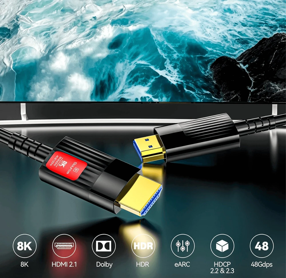 Kabelis Reagle HDMI - HDMI 20m juoda