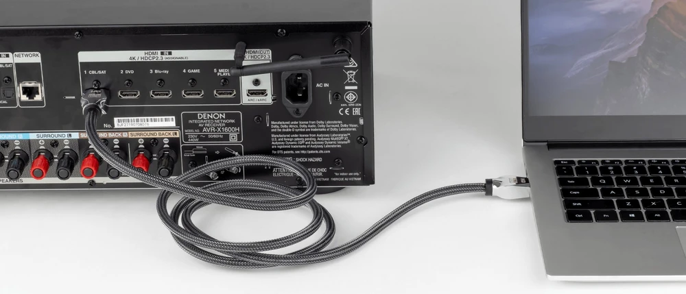 Kabelis Reagle HDMI - HDMI 5 m sidabrinis