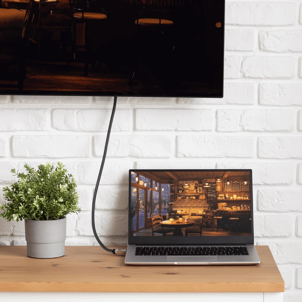 Kabelis Reagle HDMI - HDMI 5 m sidabrinis
