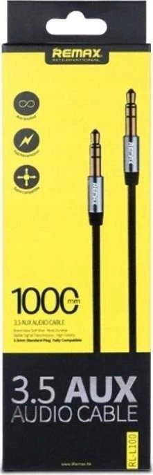 Remax 3,5 mm audio kabelis pakuotėje