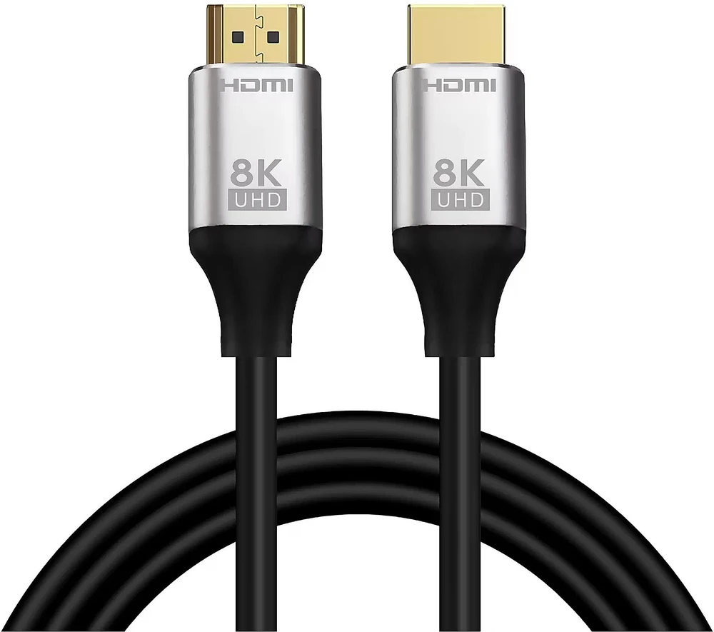 „RoGer UHD8K3BK UHD 8K@60Hz“ HDMI 2.1 kabelis / 48Gbps / HDR / 3m