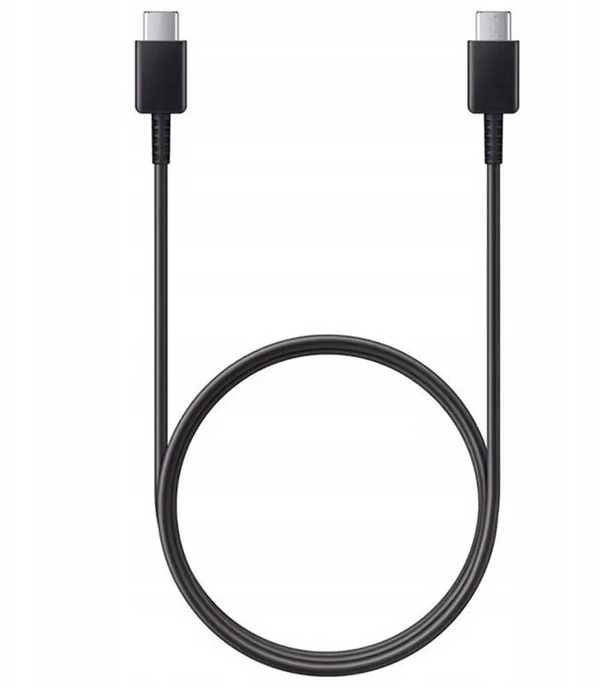 112803 EP-DA905BBE Samsung USB-C/USB-C duomenų kabelis 3A 1m juodos spalvos (Bulk)