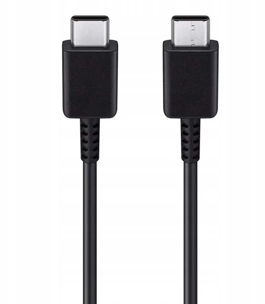 112803 EP-DA905BBE Samsung USB-C/USB-C duomenų kabelis 3A 1m juodos spalvos (Bulk)