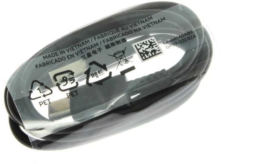 112803 EP-DR140ABE Samsung USB-C duomenų kabelis 0.8m juodos spalvos (Bulk)