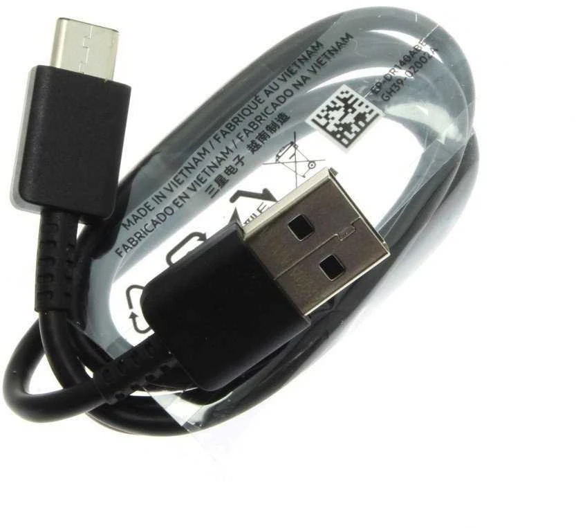112803 EP-DR140ABE Samsung USB-C duomenų kabelis 0.8m juodos spalvos (Bulk)