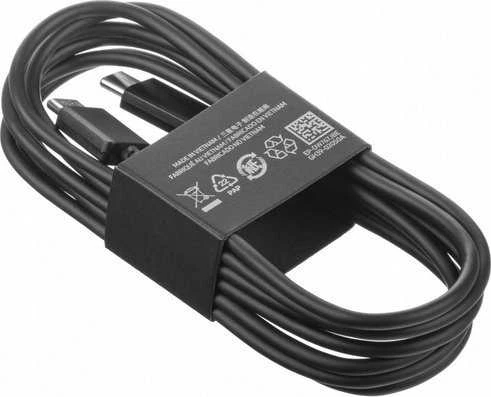 112803 EP-DW767JBE Samsung USB-C/USB-C duomenų kabelis 3A 1.8m juodos spalvos (OOB Bulk)
