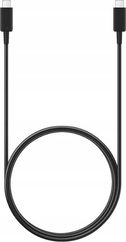 112803 EP-DW767JBE Samsung USB-C/USB-C duomenų kabelis 3A 1.8m juodos spalvos (OOB Bulk)