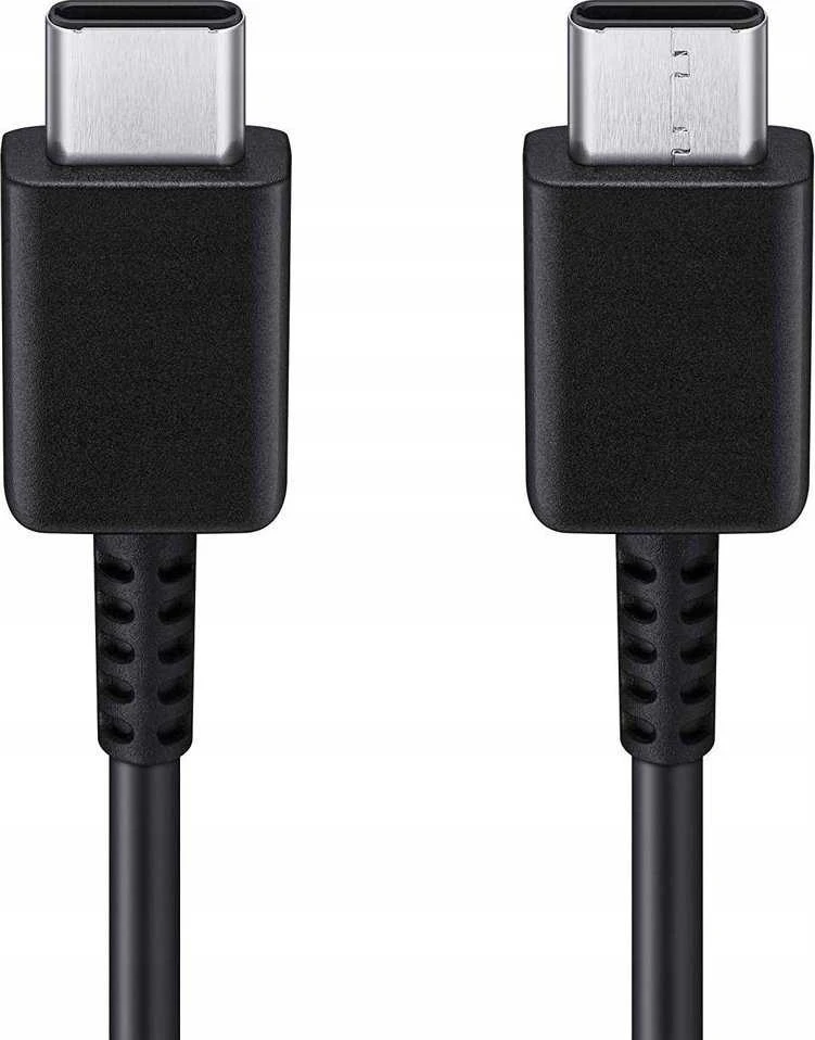 112803 EP-DW767JBE Samsung USB-C/USB-C duomenų kabelis 3A 1.8m juodos spalvos (OOB Bulk)