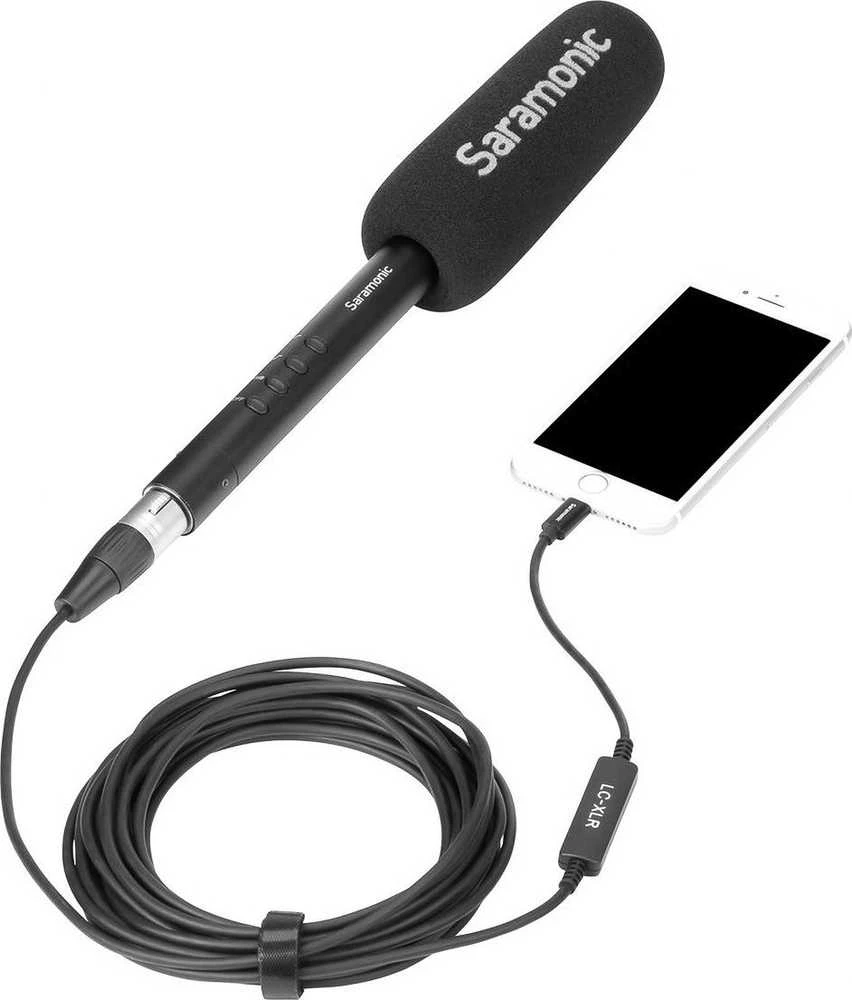XLR kabelis - Saramonic LC-XLR Lightning/XLR garso kabelis