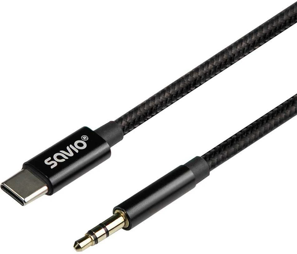 Savio Kabelis usb-c do mini-jack cl-187 1m