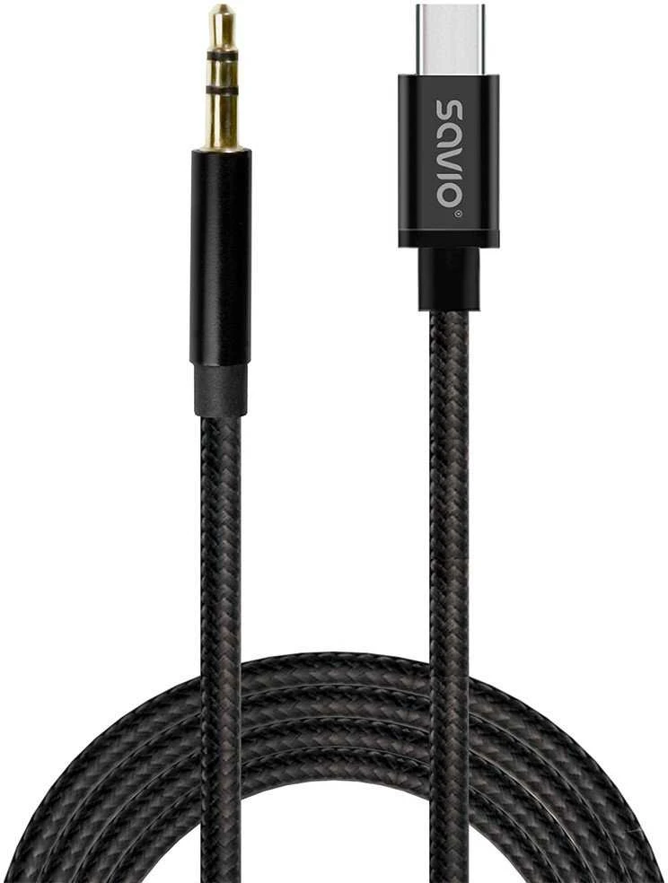 Savio Kabelis usb-c do mini-jack cl-187 1m