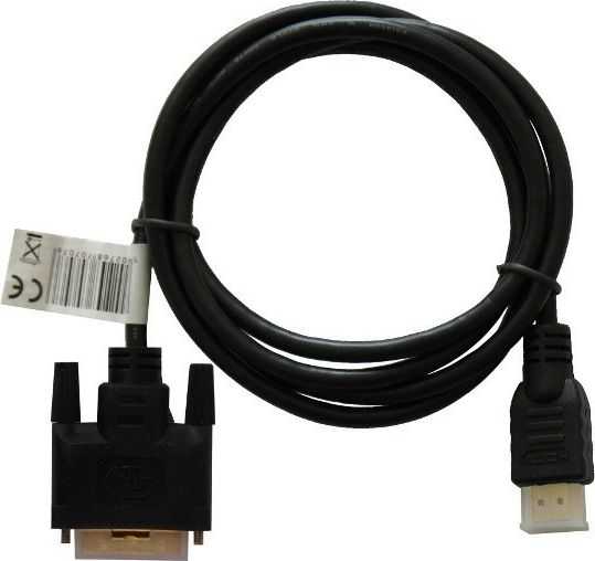Savio CL-139 video cable adapter 1.8 m DVI-A HDMI Type A (Standard) Juodas