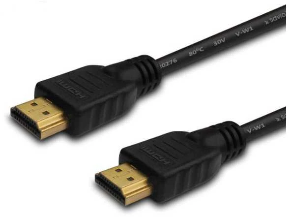 HDMI kabelio jungtys su auksuotais antgaliais